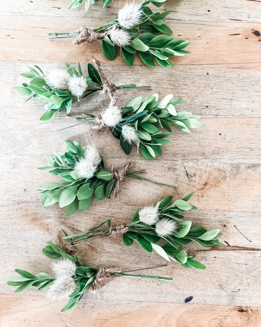 Boutonniere floral fresco
