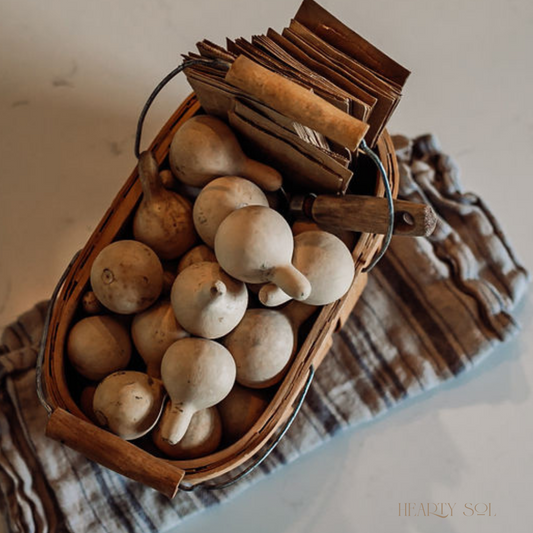 Pequeñas calabazas giratorias